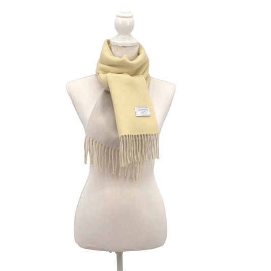 手洗いできる カシミヤリバーシブルマフラー